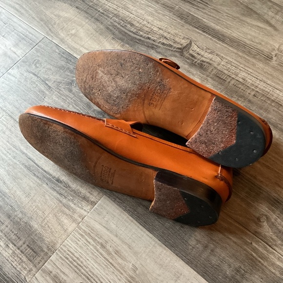 GUIDO 1952 Moccasin Simple Sole 4220 Tan VC Size 11 - Picture 6 of 6